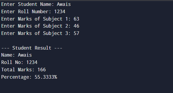 Student Result System